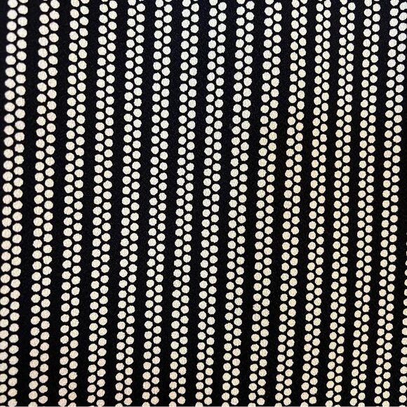 Vestique Romper Short Sleeve Open Back Black White Dot Print M - Picture 6 of 8